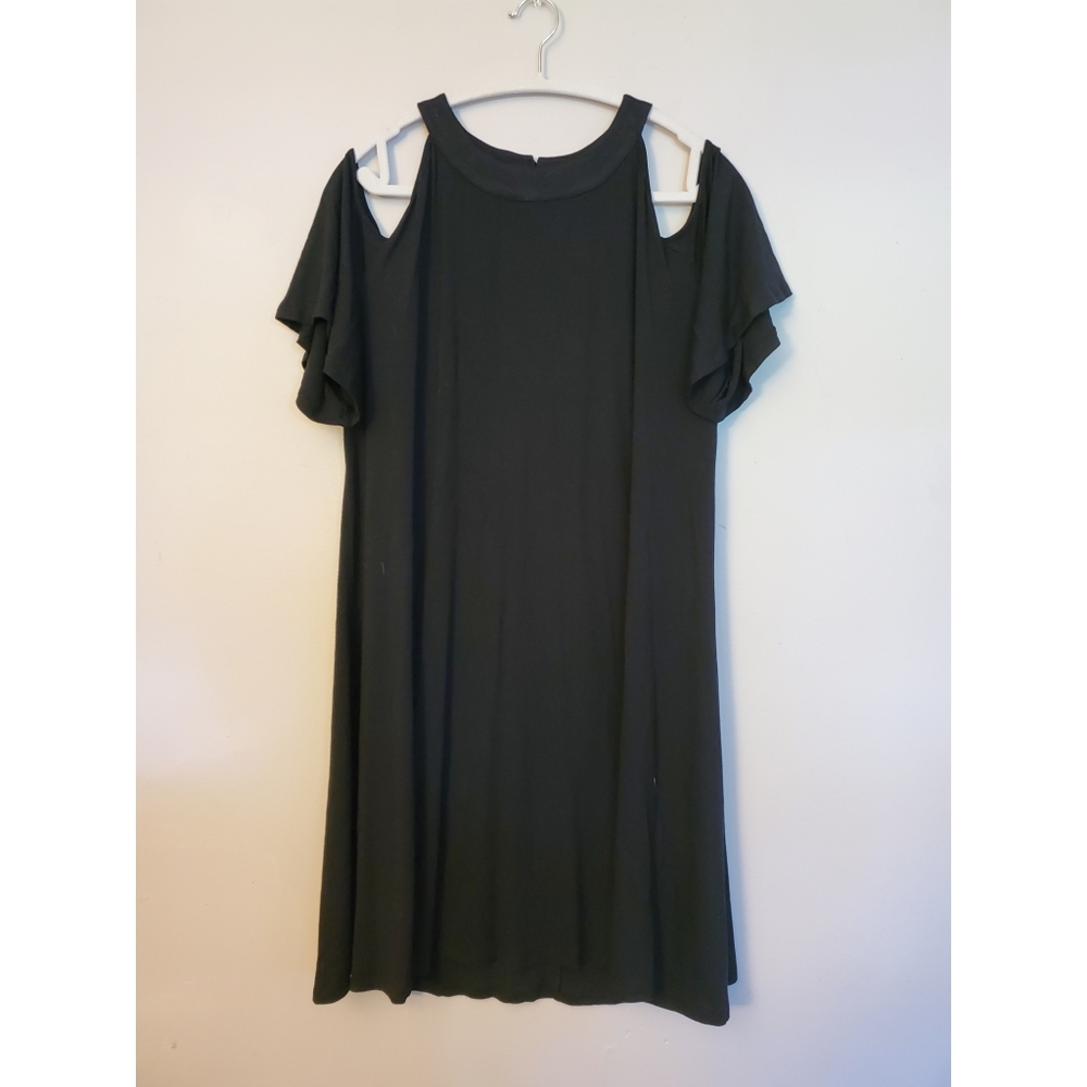 Cold Shoulder Swing Dress